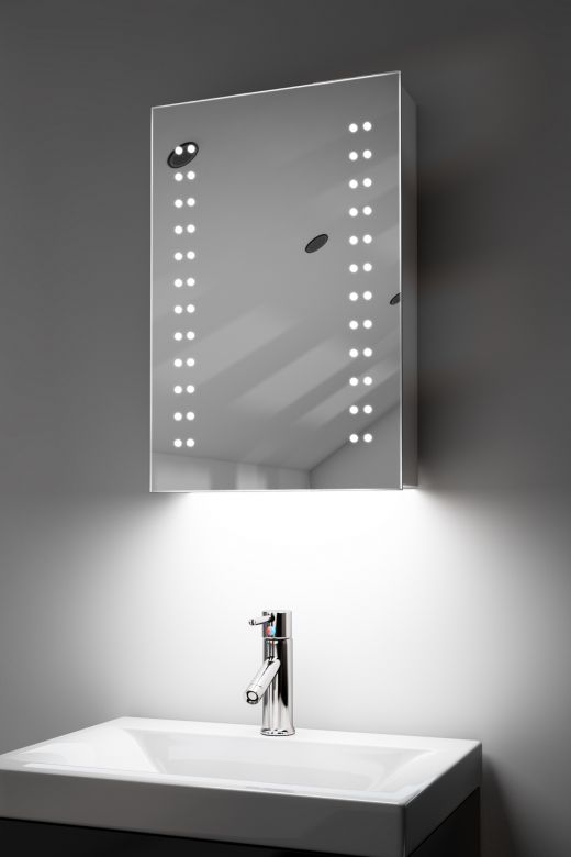 Balta demister bathroom cabinet with Bluetooth audio & ambient under lighting