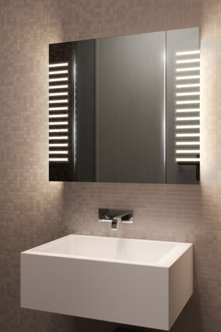 Platinum LED Bathroom Demister Cabinet