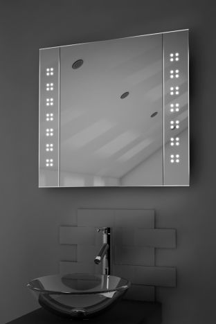 Amaze LED bathroom cabinet with Bluetooth audio