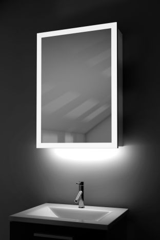 Amara Light Edged Bathroom Cabinet with colour change under lights