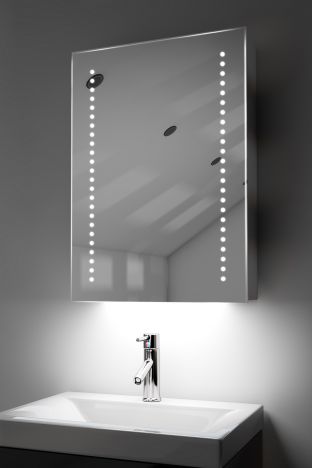 Ghita demister bathroom cabinet with colour change under lighting